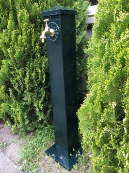 Freistehender Wasserhahn - Aluminium - dunkelgrün